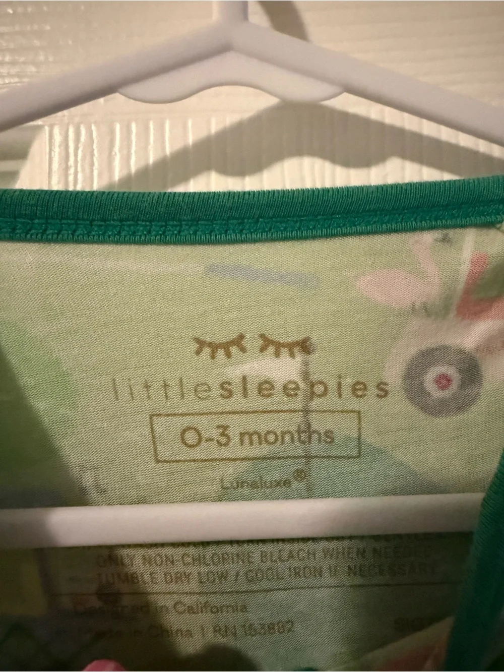 Little Sleepies Green Golf Cart Print Kids One-Piece Pajamas